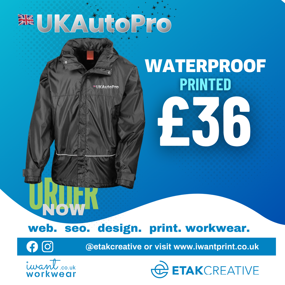 UK Auto Pro Branded Waterproof