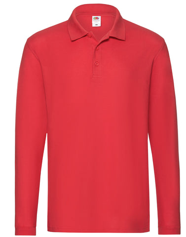 FOTL Mens Premium Long Sleeve Polo