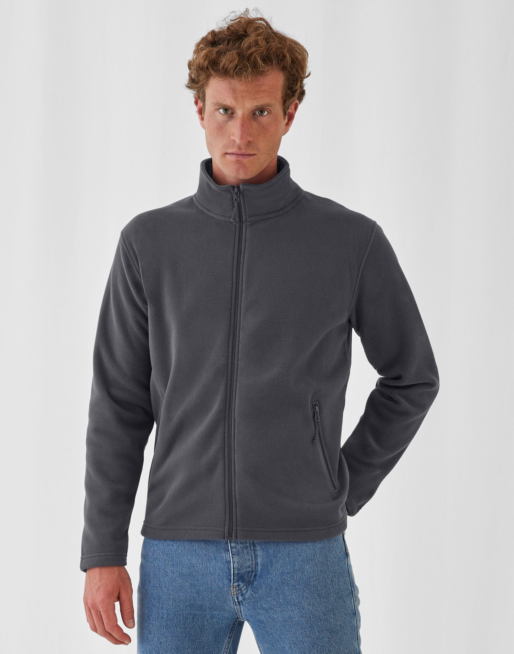 B&C ID.501 Men's Micro Fleece Full Zip