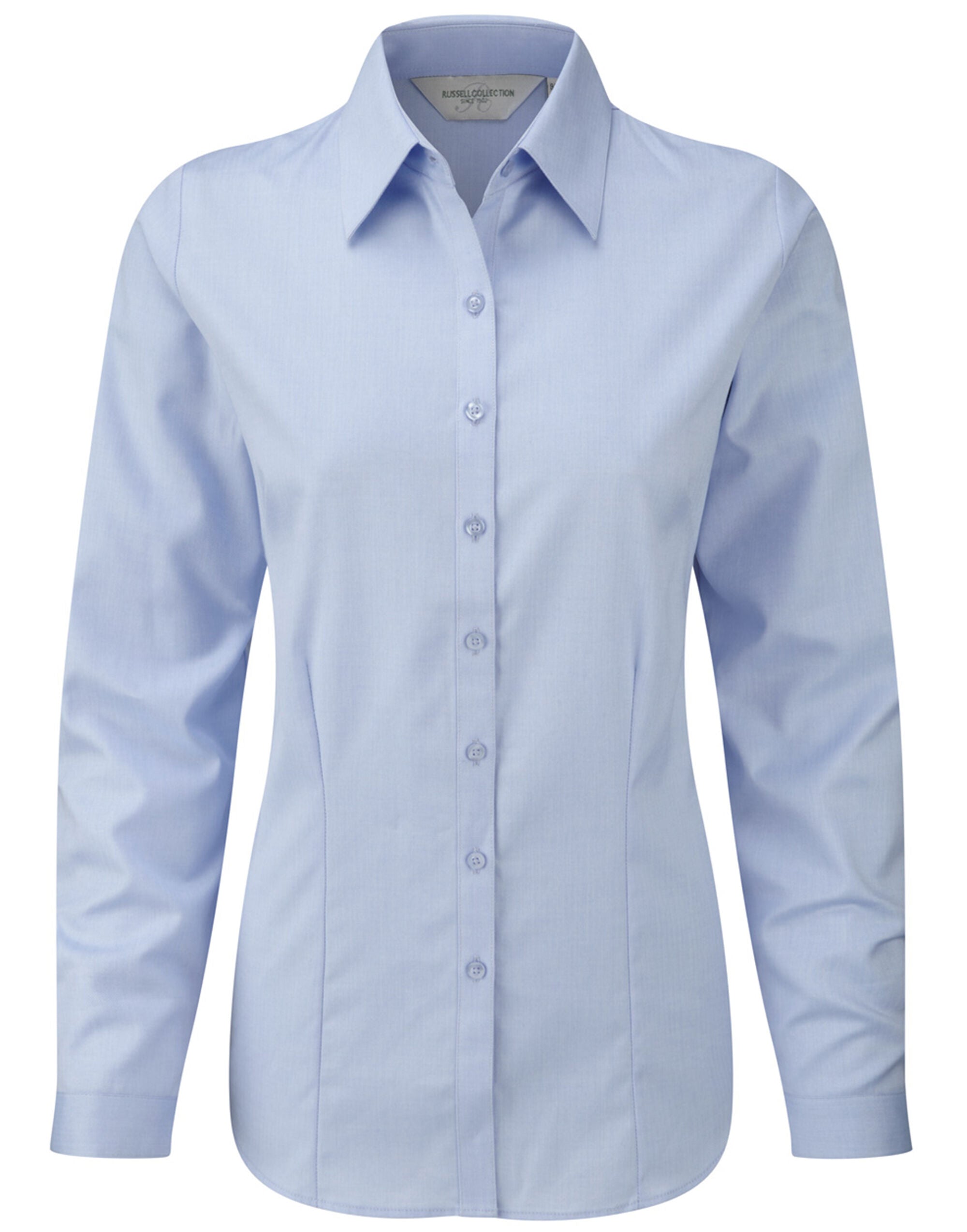 Russell Collection Lady LS H'Bone Shirt