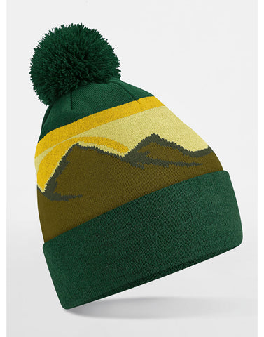 Beechfield Mountain Peaks Pom Pom Beanie