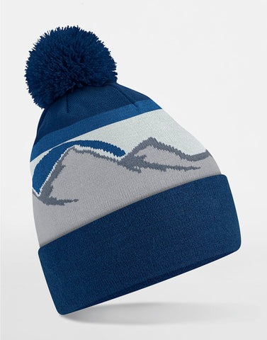 Beechfield Mountain Peaks Pom Pom Beanie