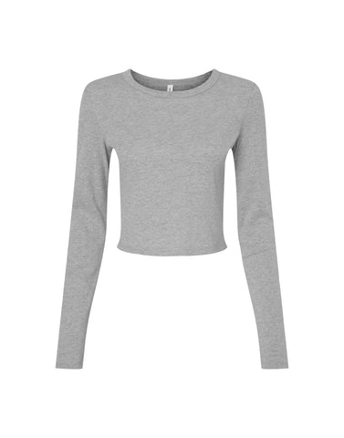 Bella Women's Micro Rib Long Sleeve Tee