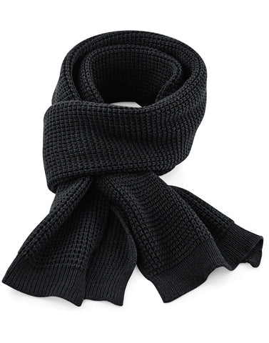 Beechfield Classic Waffle Knitt Scarf