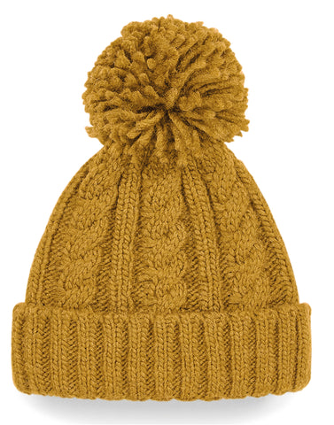 Beechfield Cable Knit Melange Beanie