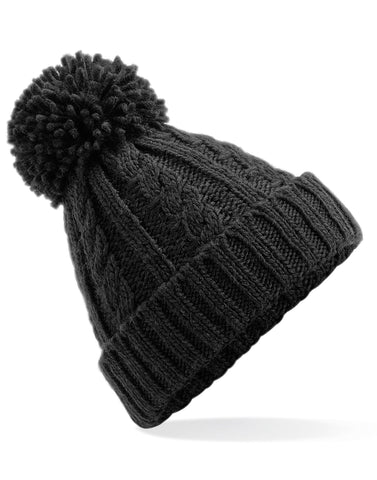 Beechfield Cable Knit Melange Beanie