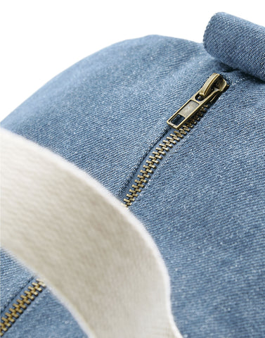 Bagbase Denim Barrel Bag