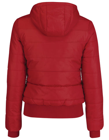 B&C Women Superhood Puffer Bomber Jacket