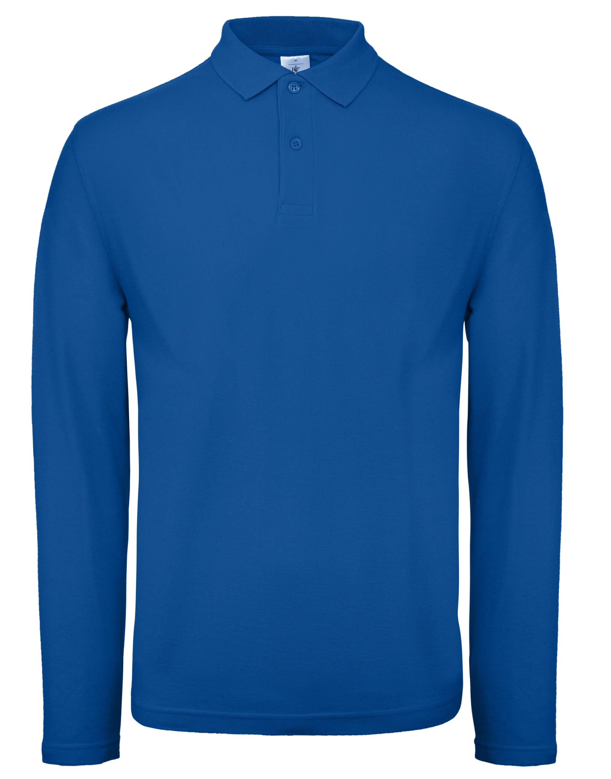 B&C ID.001 Men's Long Sleeve Polo