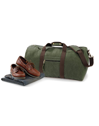 Quadra Desert Canvas Holdall