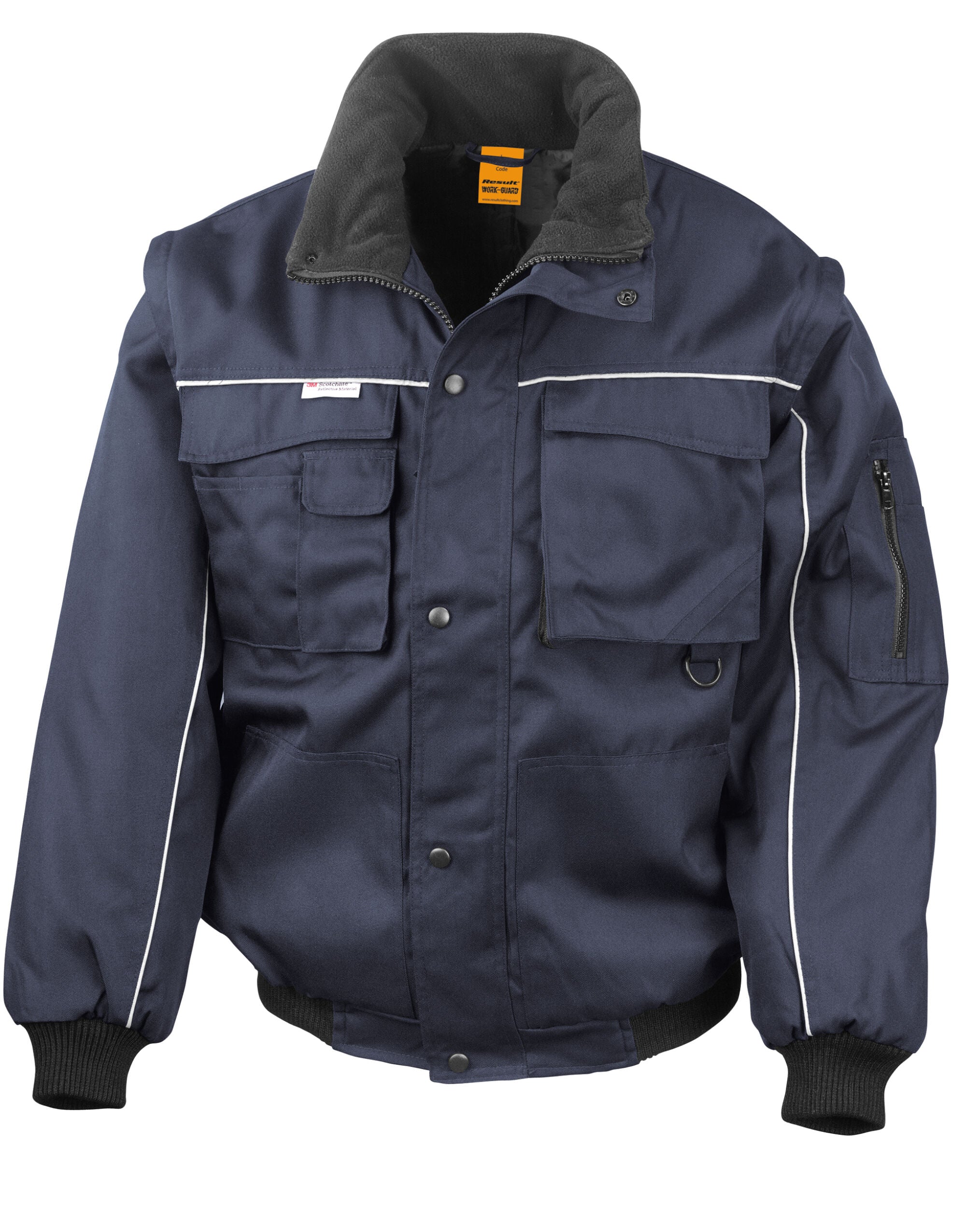 Result Workguard Zip Sleeve Pilot Jacket