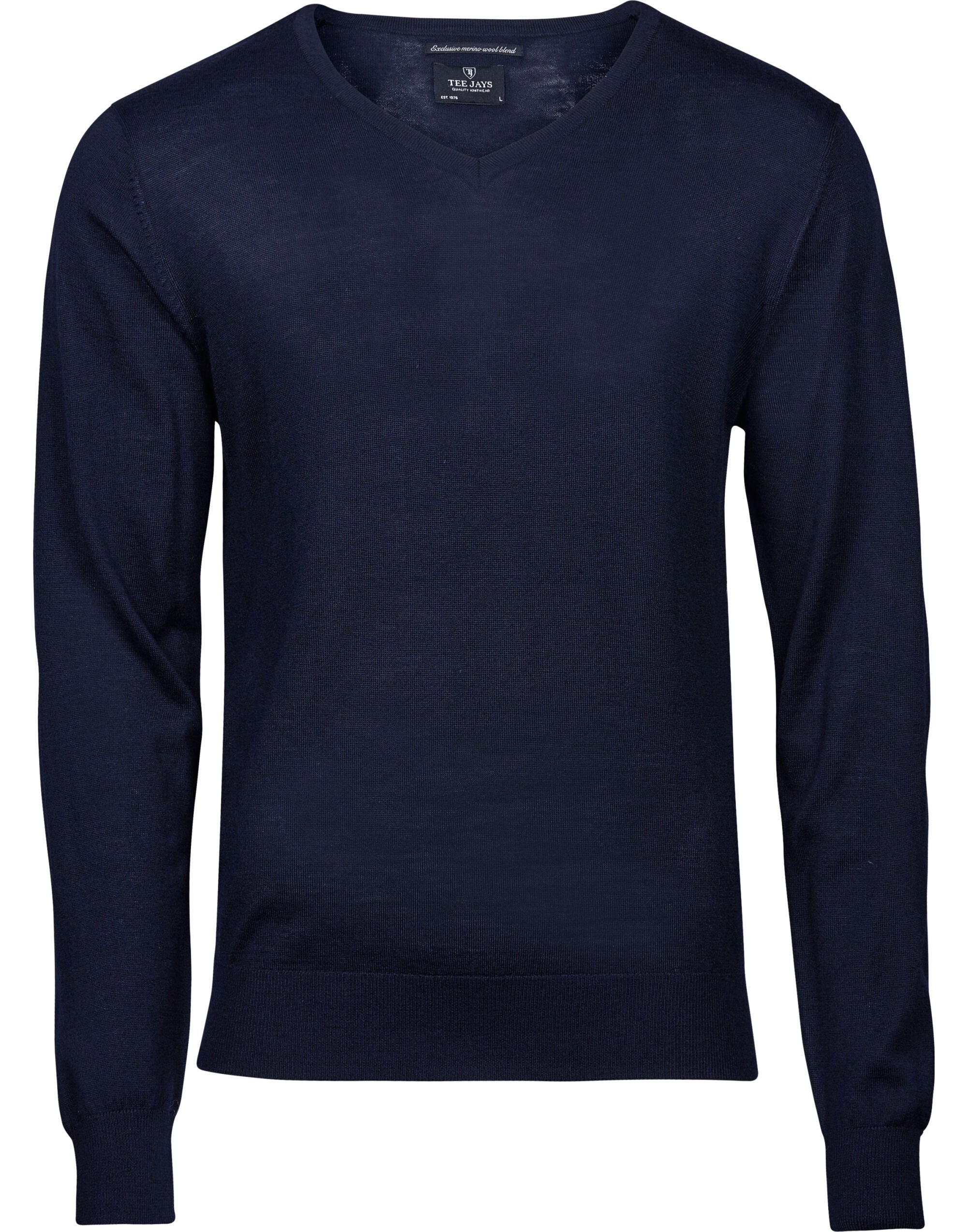 Tee Jays Mens V Neck Knitted Sweater