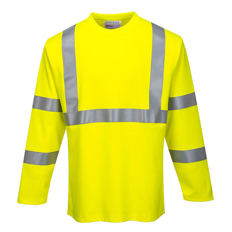 FR Hi-Vis Long Sleeve T-Shirt - FR96 - I Want Workwear