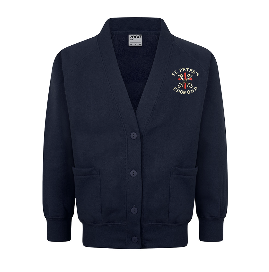 St Peter's School Cardigan - I Want Workwear