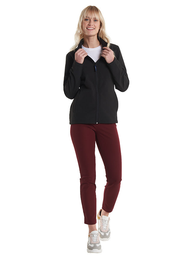 Branded Ladies Classic Full Zip Soft Shell Jacket - I Want Workwear